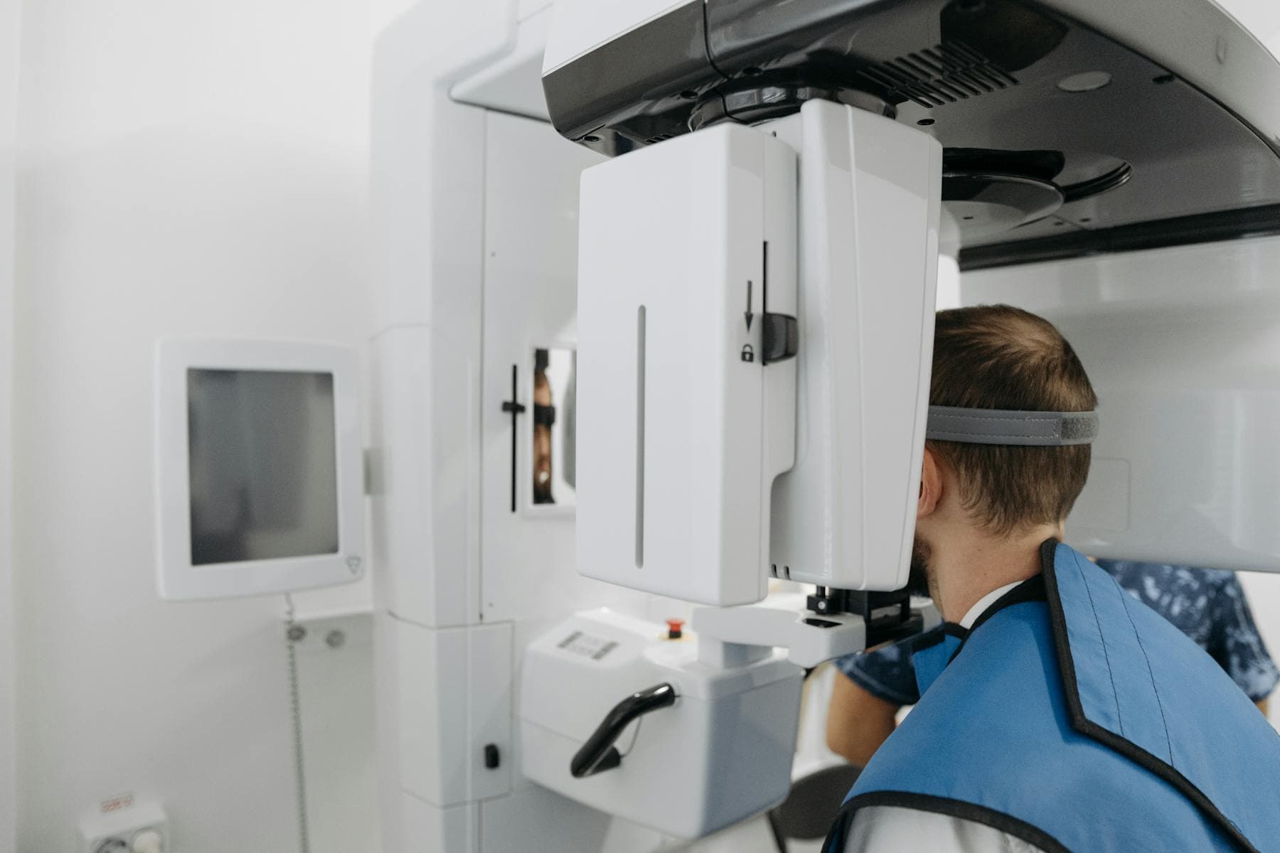 Stock photo representing panoramic dental X-ray imaging.