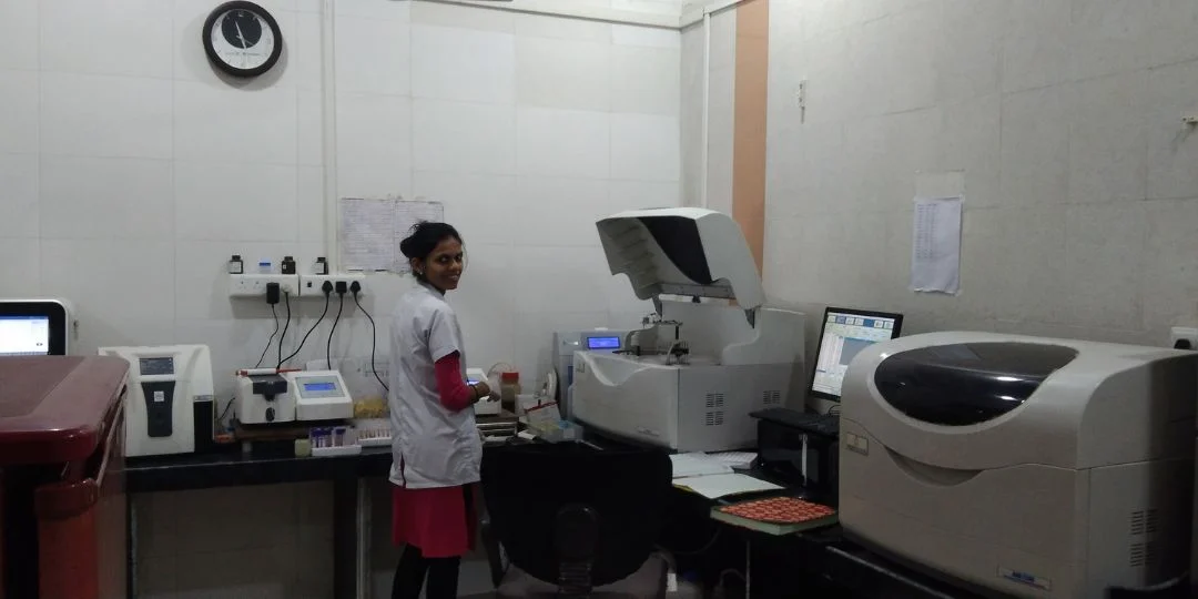 Pathology laboratory view